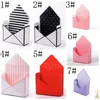 Paper Portable Flower Basket Mini Envelope Flowers Box Party Wedding Decoration Valentine's Day Flower Packaging Boxes BH6342 TYJ