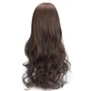 Parrucche parrucca lunghe lunghe wigs wavy per donne parrucca resistente al calore morbido naturale con parrucca di acconciatura alla moda.