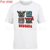 T-shirt en coton d'été enfant Rouge Ball 4 - Les mauvaises boîtes T-shirt T-shirt T-shirt Children T-shirt Children T-shirt Tops 220407
