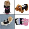 Dog Apparel Supplies Pet Home Garden Puppy Summer Small Cat Dogs Pets Clothing Cotton T Shirt Clothes Re Vest Drop Delivery 2021 Ifksc