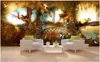 Wallpapers 3d Room Wallpaper Custom Po Autumn Fairy Forest Dream Animal Kingdom Whole House Wall Murals For Walls 3 DWallpapers