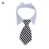 New Pet Tie Dog Apparel Tie Striped S/L Plaid Multicolor Fake Collar Bow Dogs Accessories Holiday Decorative Supplies