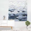 Alfombra de pared grande Hippie Ballena abstracta Mar Montaña Imagen Arte Anime Tapiz Luna Puesta de sol Paisaje Habitación Decoración Manta J220804