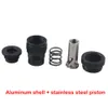 Stainless Steel Piston aluminum tube booster for fuel Filter oil cleaning kit Advanced mst 1-3/16x24 thread with1.375x24 adapter