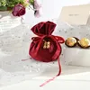 Flanette Bag Jewelry Packaging Gift Candy Wedding Party Goodie Favors Bolsas de sacolas prendidas presentes bolsas de doces