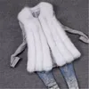 Kadın Yelekleri Kadın Bahar Artı Boyut Kalın Yüksek Taklit Kürk Kürek Sonbahar Büyük Boyu Sıcak Dış Giyim Kış Palto