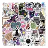 50PCS Graffiti Skatboard Stickers Boho Witchy for Baby Scrapbooking Pencil Case Pencil