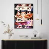Personagens de anime Olhos Pôsteres e Impressões Impressões de decoração de arte de parede em tela para sala de estar Casa Decoração sem moldura Pintura Cuadros