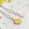 Pendant Necklaces 2pcs/set Buds Cute Beads Biscuits&milk Necklace Children Jewelry For Christmas Birthday Gift W220423