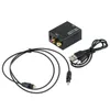 Digital Adaptador óptic coaxial rca toslink sinal para analógico conversor de áudio adaptador cabo de alta qualidade DHL