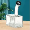 Square Glass Beaker Bong Dab Rigs Hookahs Creative Hookahs med 14 Bowl Mini Bubbler för rökning