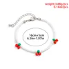 Chokers Creative Handmade Bead Cherry Choker Necklace For Women Trendy Bohemian Vintage Beaded Fruit Party Gift Jewelry Sidn22