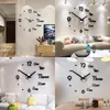 Horloges murales montre Design moderne acrylique grande horloge Vintage grand autocollant pour la maison cuisine salon décor horloge murale horloges mur