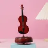 Decorative Objects & Figurines Guitar Violin Music Box Rotary Birthday Gift Girl Children's Holiday Giftliving Room Decor Christmas Gift