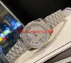 다중 컬러 레이디 시계 대통령 다이아몬드 베젤 쉘 페이스 여성 스테인리스 워치 스위스 쿼츠 운동 31mm 사파이어 거울 방수 시계