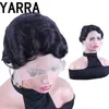 T Part Pixie Cut Perruque de Cheveux Humains Vague Profonde Côté HD Dentelle Transparente Brésilienne Vierge Bouclée Pas Cher Sans Colle s Remy 220609