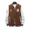 Mens Jacket Trend Button Casual Letter Coats Round Neck Cardigan Baseball Uniform Spring And Autumn Brand Clothes