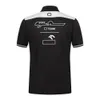 2022 Yeni Sezon F1 Formula One Team Mens Kısa kollu Yuvarlak Boyun T-Shirt Fan İş Kıyafetleri F1polo Gömlek Özelleştirme