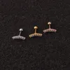 Stud 1Stück Piercing Ohrringe Für Frauen 2022 Trend Schmuck Mond Blumen Runde Ohrring Ohr Manschette Weihnachten GiftStud Farl22