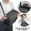 Zaino Messenger multifunzionale Borsa per fotocamera a spalla singola Impermeabile traspirante Cerniera resistente all'usura Vendita-WT