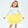 Fashion Girls Tutu Super Fluffy 6 Layers Petticoat Princess Ballet Dance Skirt Kids Cake Chritsmas Children Clothes 220326