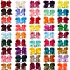 8 pouces 45 couleurs filles cheveux arcs enfants arc épingle à cheveux Clips filles grand nœud papillon ruban bandeau mode bébé fille cheveux accessoires