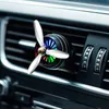 Araba parfüm difüzör hava spreyi LED Işık Hava Kuvvetleri 3 Havalandırma Outlet Clip Otomobil Dekor Pervane Koku Koku Süsleme