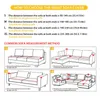 Stuhlhussen Daisy Sofabezug für Wohnzimmer elastische Möbel Couch Schonbezug Chaiselongue Corner StretchChair