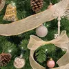 36 шт. Розовое золото пластиковые шарики орнамент 4см подвесной шарик в помещении года рождественский декор деревьев Домашний рождественский декора