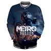 Men's Jackets Metro Exodus 3D Baseball Men/Women Game Fashion Cool Harajuku Print Uniform Casual Topsmen's