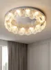 Plafoniere moderne a LED Apparecchio Lampade da soffitto lussuose rotonde americane Lampada a sospensione brillante europea Illuminazione interna domestica Senti il fascino della luce e dell'ombra