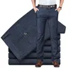 Shan Bao Lente Zomer Merk Fit Rechte Dunne Modale Denim Jeans Business Casual Mannen Hoge Taille Lichtgewicht Stretch Broek 220328
