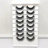 8 paren handgemaakte volledige strip lashes faux mink wimpers 6d lash dramatische valse wimpers wimperverlenging make -up cilio