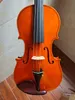 Todos os materiais europeus italiano vermelho laranja cor sólida pintura artesanal violino stradivari 4/4 3/4 1/2 violino! Arco strings violino