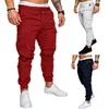 Calça masculina calça fgkks masculino masculino calças sólidas de vários bolsos s 220823