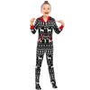 Kvinnors sömnkläder matchande familjehalloween pyjama set blixtlås fram huva foten pjs loungewear s-xxlwomen's