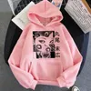 Damen Hoodies Sweatshirts Y2k Winterkleidung Bedruckter Harajuku Grafik Hoodie Damen Anime Super Großes Koreanisches Mode Ästhetisches Top EmoWom