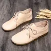 Fashion-Vintage Chaussures femme semelle souple chaussures confort cuir informel 2022