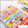 ANMÄRKNINGAR Notepads Office School levererar företag Industrial Animals Memo Pad Sticky Note Kawaii Notebook Planner Sticker Quality Stationery