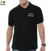 Custom DIY Polo Shirt Design Summer Short Sleeve Men s and Women s Casual Advertising s 220623