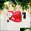 Weihnachtsdekorationen Festliche Partyzubehör Hausgartenbaum Hängende Anhänger süße Weihnachtsmann Snowman Puppen Cartoo DH5AC