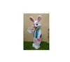 Costume de poupée mascotte Costumes de haute qualité mascotte de lapin de pâques professionnel Bugs lapin lièvre Costume de mascotte adulte de pâques