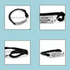 Id Identification Bracelets Bijoux Jln Gravure Personnalisée Lettrage Vous Êtes Incroyable Long Bar Daim Cuir Alliage Bracelet Drop Deliver