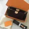 luksusowe torebki damskie torebki damskie ulubione mini pochette 3 szt. akcesoria torba crossbody vintage torby na ramię skóra zielony pasek paski