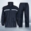 Raincoat Rain Pants Fashion Breathable Men Women Rain Coat Outdoor Waterproof Rain Gear Motorcycle Hooded Rainsuit 201202