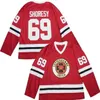 Nik1 Moive Ice Hockey TV Series Letterkenny Irish Jersey 69 Shoresy Jerseys Summer Christmas College Embroidery Stitched Team Red High Quality