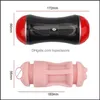 Mas Double Head Male Masturbator Cup Really Feel Vagina Sex Toys For Men Adt Endurance Exercise Aircraft Shop Sexy Drop Delivery 2021 Other