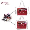 Felt Insert Bag Zipper Multi Pocket Handbag Purse Organizer Holder Makeup Travel Bag Cosmetic Bags and Cases dropship CY200518236s2367443