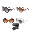 Óculos de sol de alta qualidade femininos de luxo mass de sol, proteção UV Protectora designer grie gradiente de metal de moda de moda feminina espetáculos com caixas originais 9901