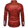 남자 드레스 셔츠 프린트 셔츠 남자 2022 전통 아프리카 대시키 긴 슬리브 슬림 한 딱딱한 캐주얼 남성 카미사 마스 쿨리 나스마 멘스